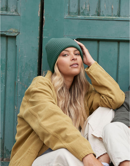 Beechfield | Oversized Cuffed Beanie | Logo Free Clothing