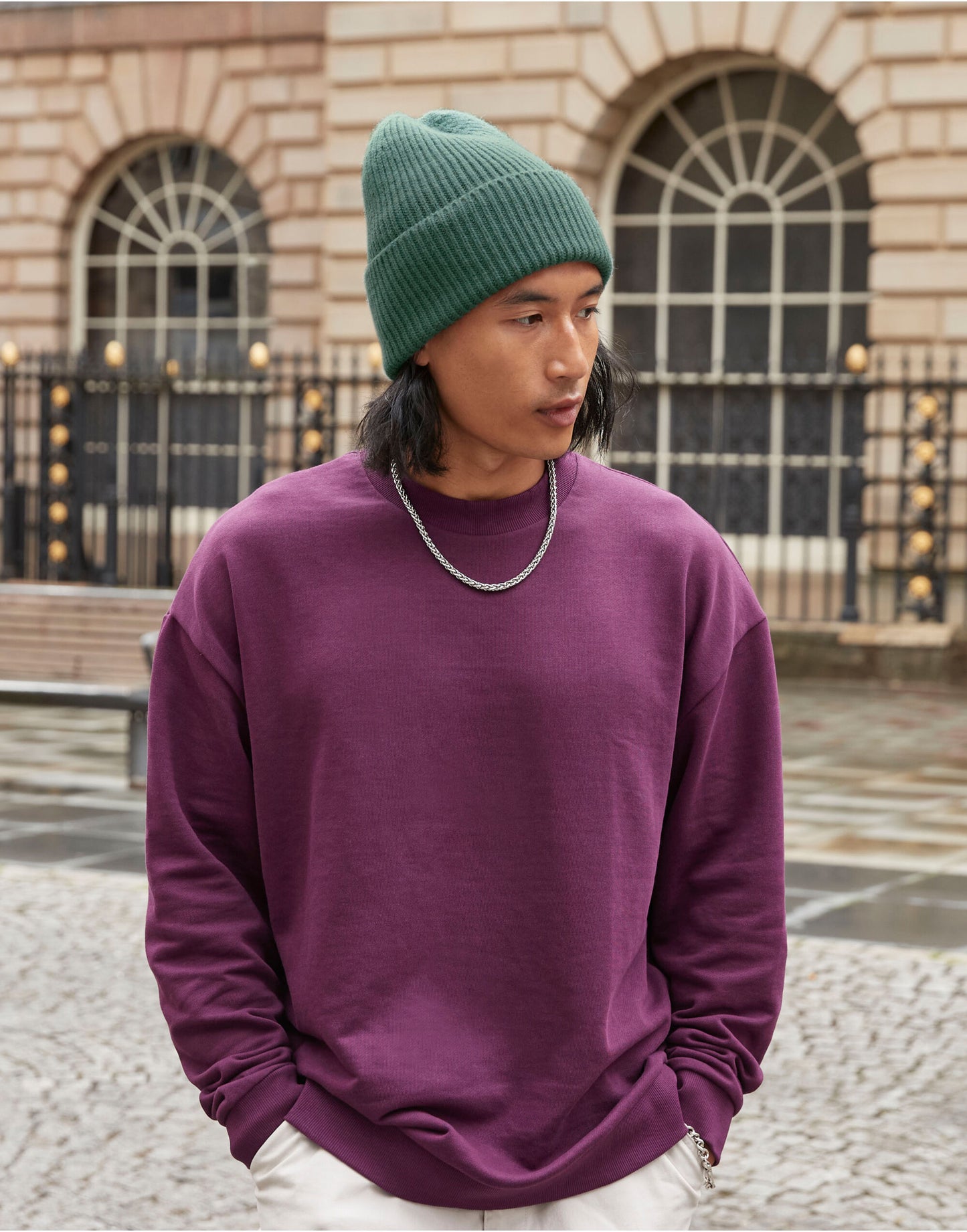 Beechfield | Oversized Cuffed Beanie | Logo Free Clothing