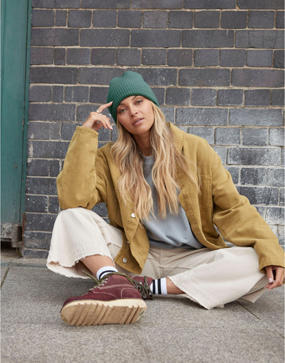 Beechfield | Oversized Cuffed Beanie | Logo Free Clothing