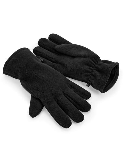 Beechfield Recycled Fleece Gloves | Unisex | Thermal | Elasticated | 3 Colours | S-XL