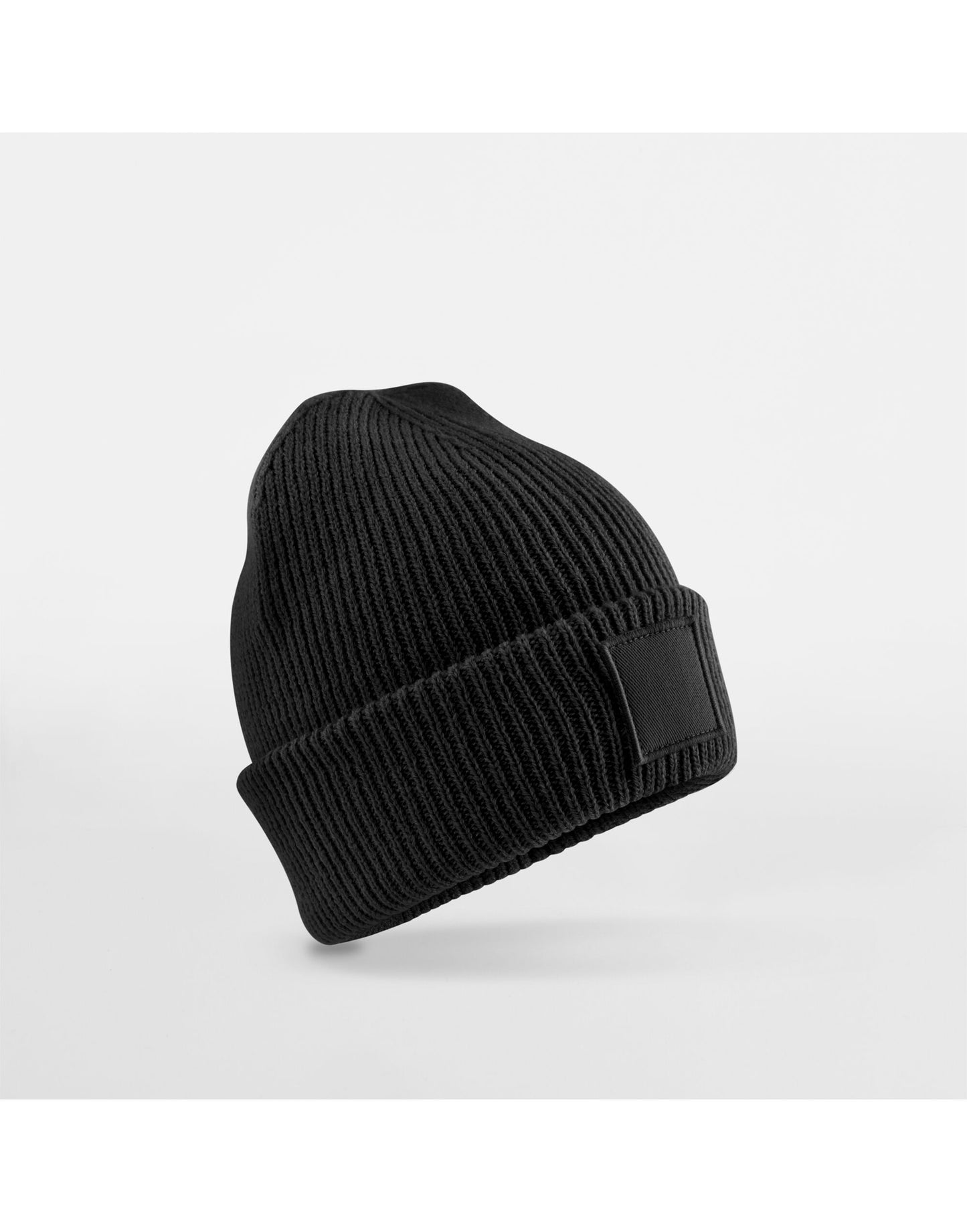 Beechfield Junior Deep Cuffed Tonal Patch Beanie | Recycled | Warm | 5 Colours | Unisex Ages 3-8