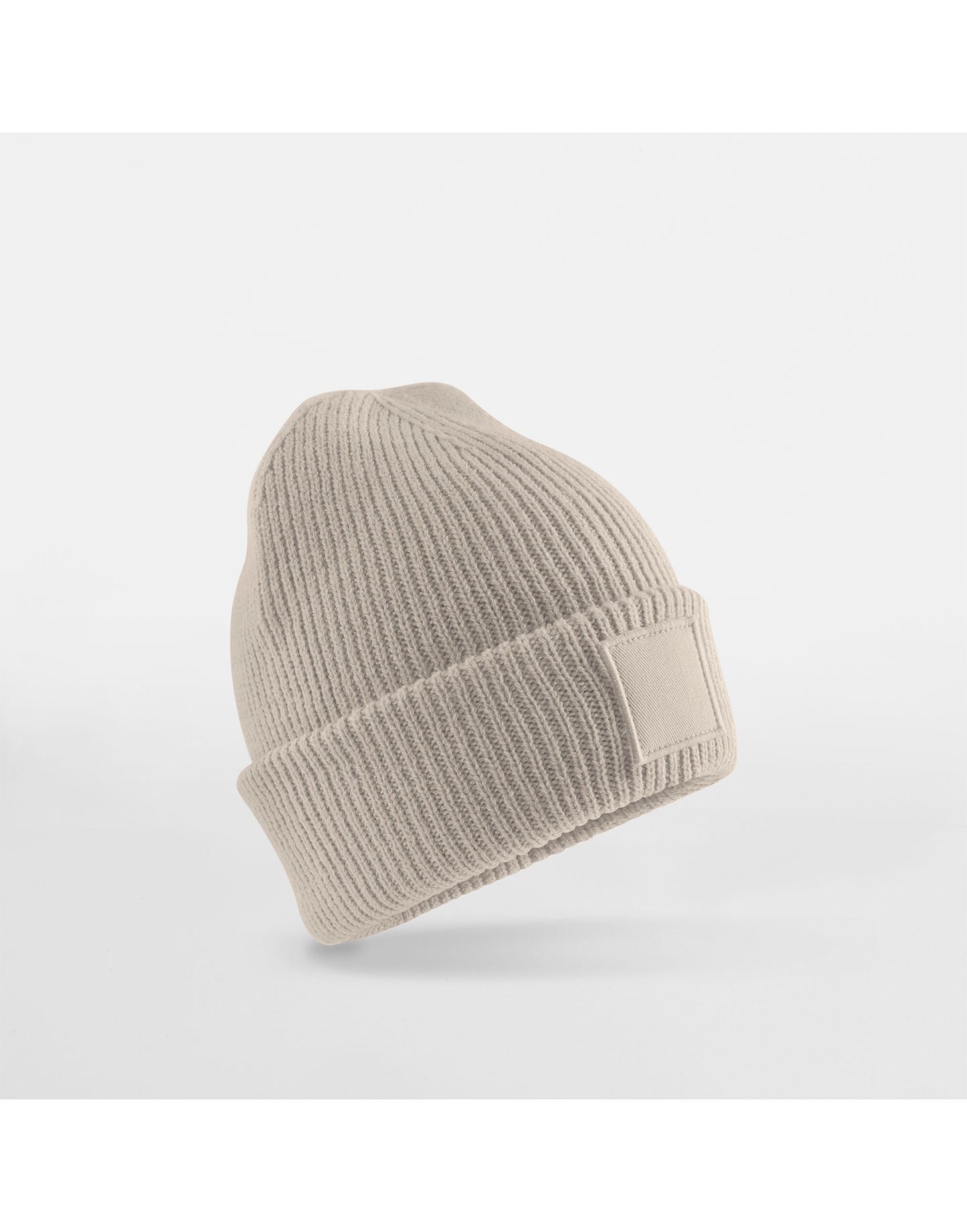 Beechfield Junior Deep Cuffed Tonal Patch Beanie | Recycled | Warm | 5 Colours | Unisex Ages 3-8