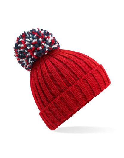 Beechfield Hygge Beanie | Unisex | Heavyweight | Oversize Pom-Pom | 5 Colours | One Size