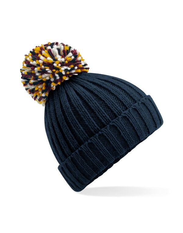 Beechfield Hygge Beanie | Unisex | Heavyweight | Oversize Pom-Pom | 5 Colours | One Size