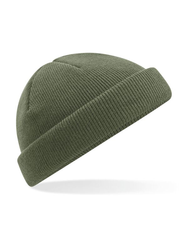 Beechfield Recycled Mini Fisherman Beanie | Unisex | Shallow Crown | 5 Colours | One Size