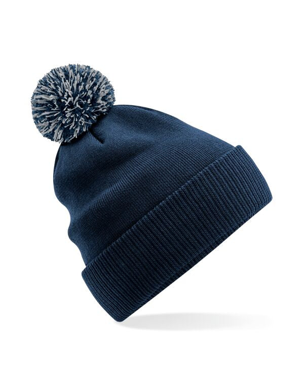 Beechfield Recycled Snowstar Beanie | Unisex | Two-Tone Pom-Pom | 4 Colours | One Size