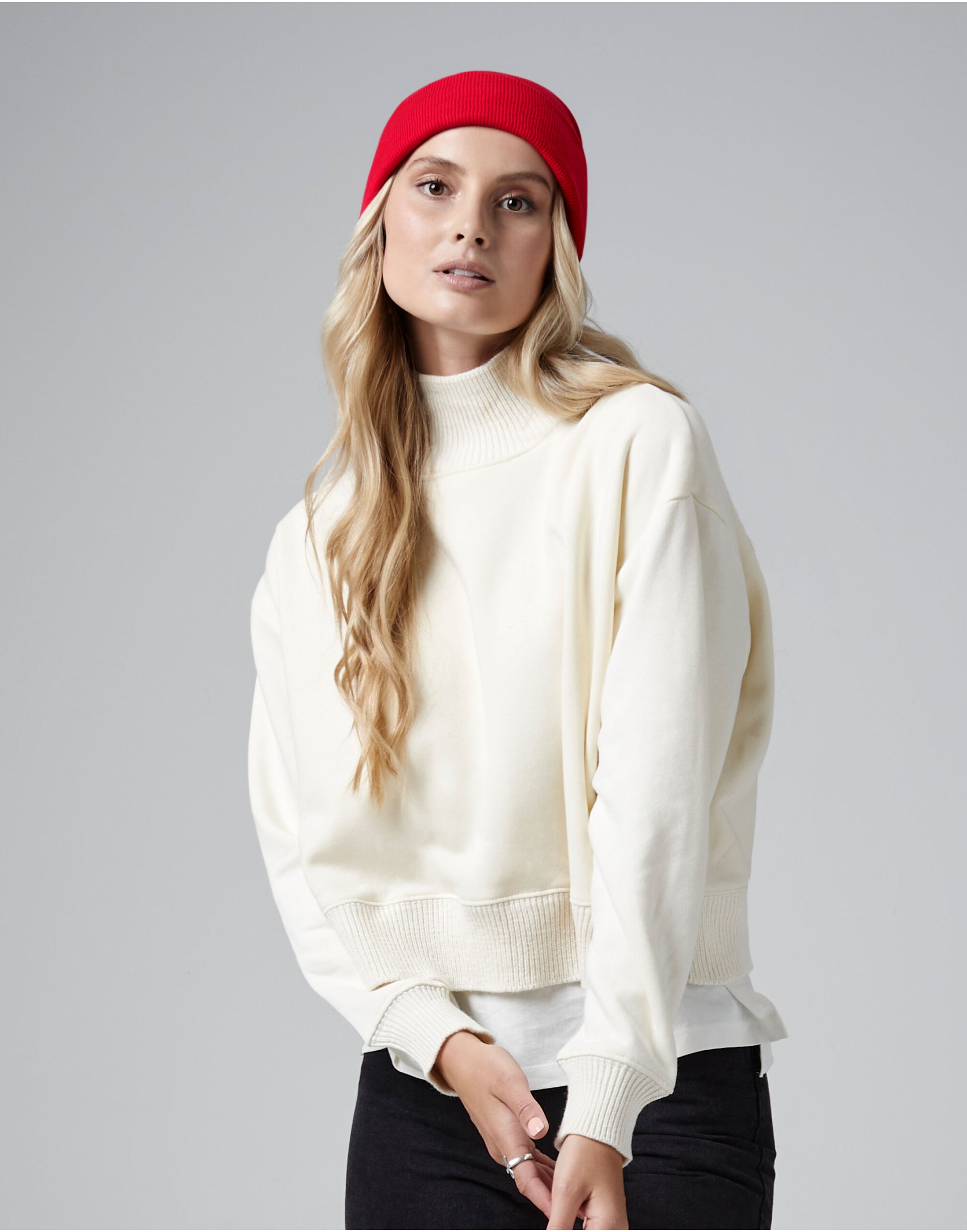 Beechfield | Organic Cotton Original Cuffed Beanie | Logo Free Clothing