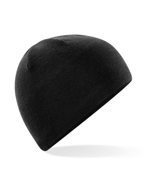 Beechfield Water Repellent Active Beanie | Unisex | Showerproof | Black or Grey | One Size