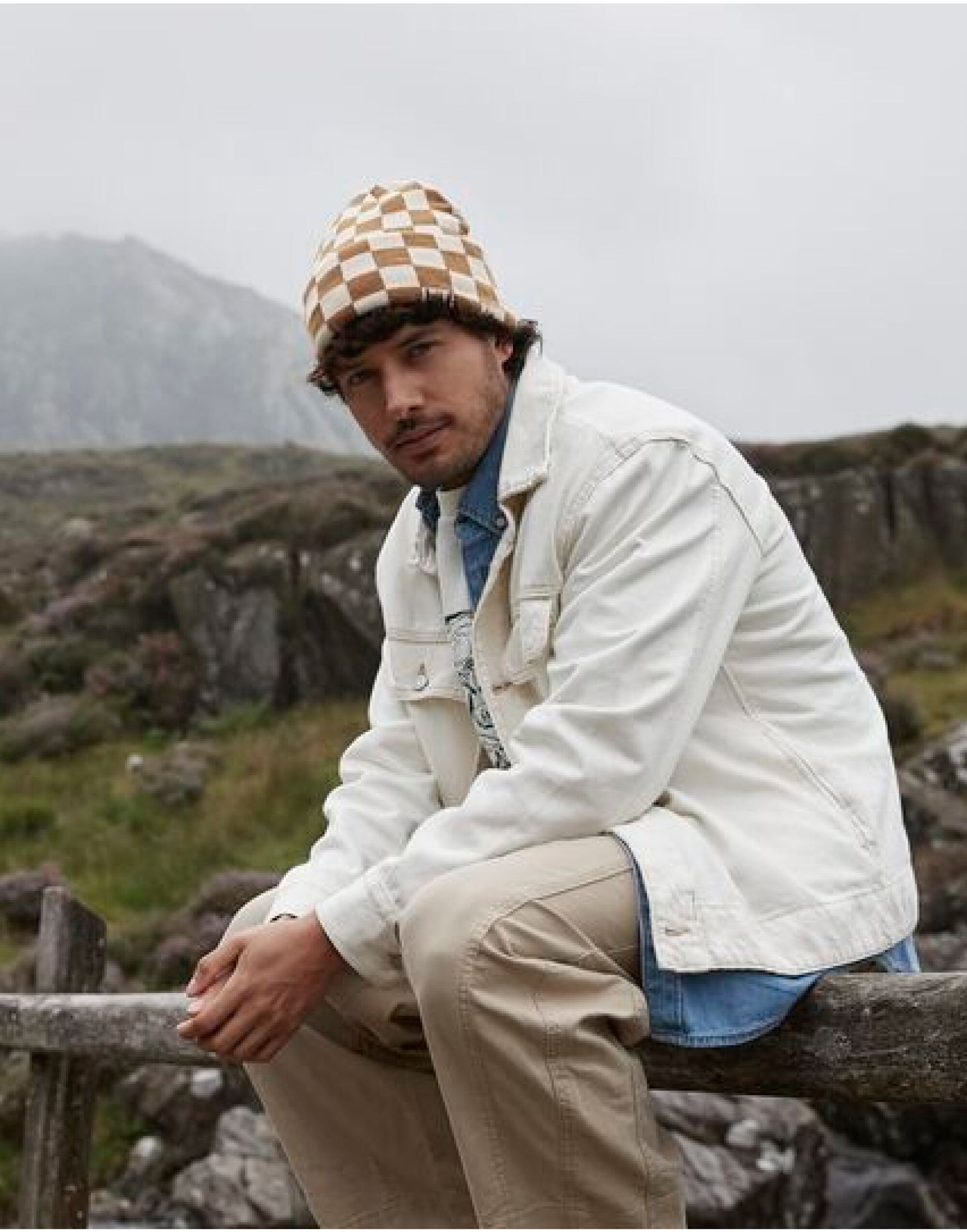 Beechfield | Checkerboard Beanie | Logo Free Clothing