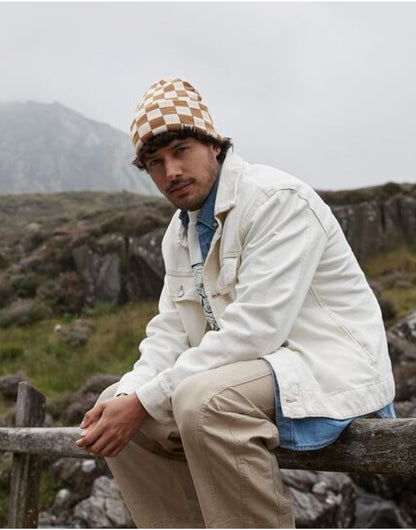 Beechfield | Checkerboard Beanie | Logo Free Clothing