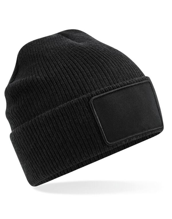 Beechfield Removable Patch Thinsulate™ Beanie | Unisex | Thermal | 4 Colours | One Size