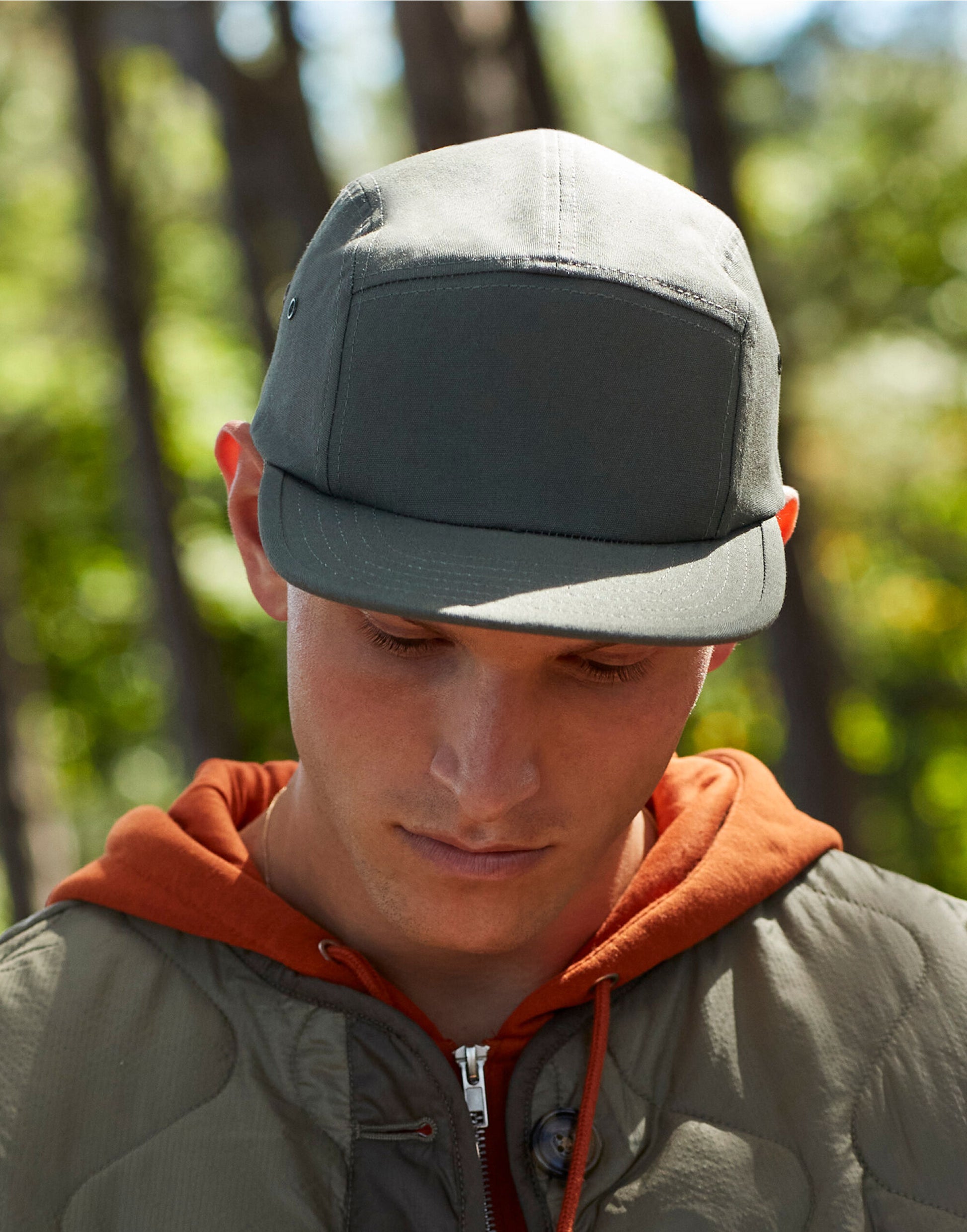 Beechfield | Canvas 5 Panel Camper Cap | Logo Free Clothing