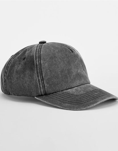 Beechfield Relaxed 5 Panel Vintage Cap | Unisex | Cotton | 5 Washed Colours | One Size