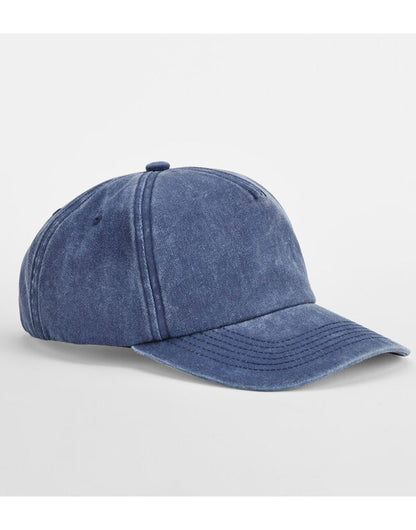 Beechfield Relaxed 5 Panel Vintage Cap | Unisex | Cotton | 5 Washed Colours | One Size