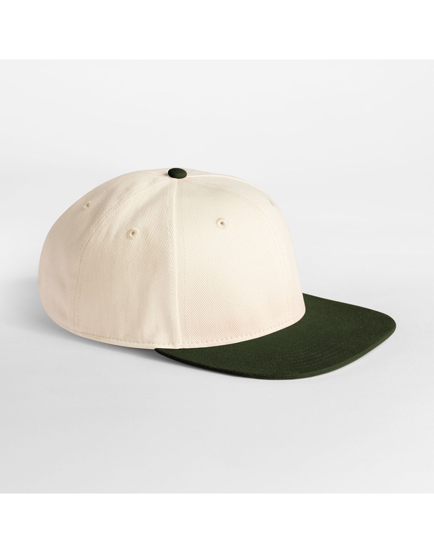 Beechfield Contrast Flat Peak 6 Panel Cap | Unisex | 100% Cotton |  4 Colours | One Size