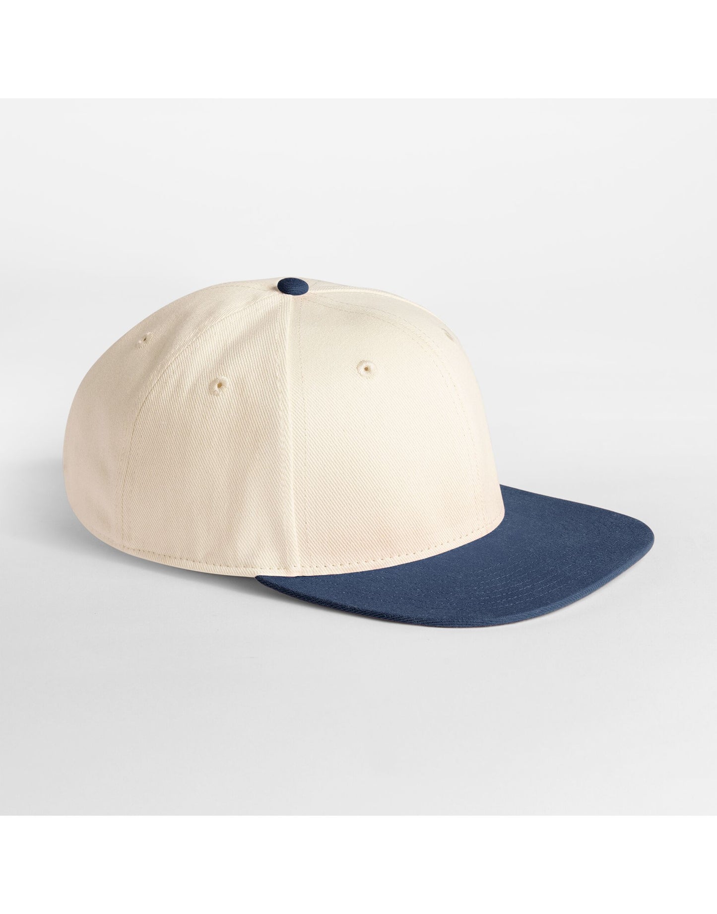 Beechfield Contrast Flat Peak 6 Panel Cap | Unisex | 100% Cotton |  4 Colours | One Size