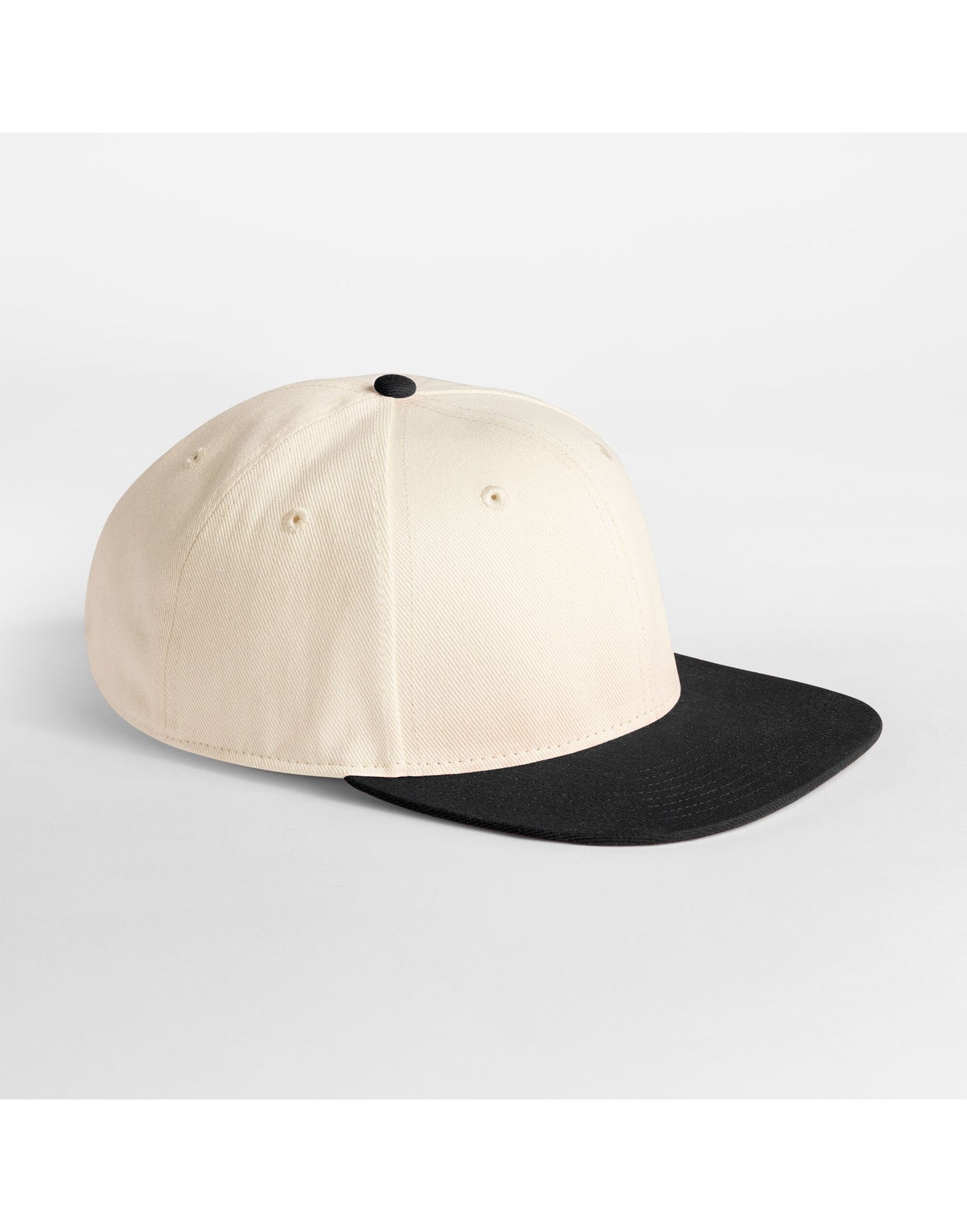Beechfield Contrast Flat Peak 6 Panel Cap | Unisex | 100% Cotton |  4 Colours | One Size