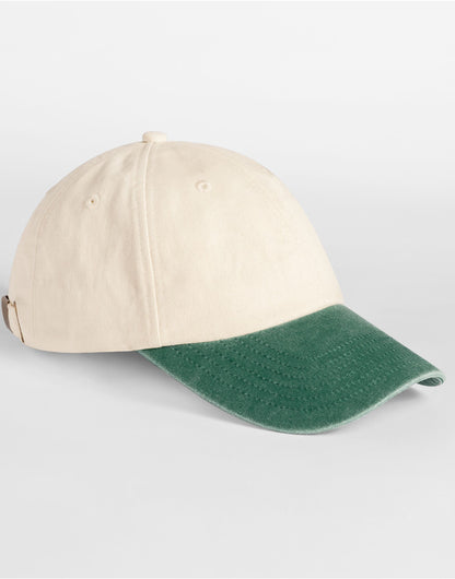 Beechfield Contrast Peak Vintage 6 Panel Dad Cap | Unisex | 100% Cotton | 5 Colours | One Size