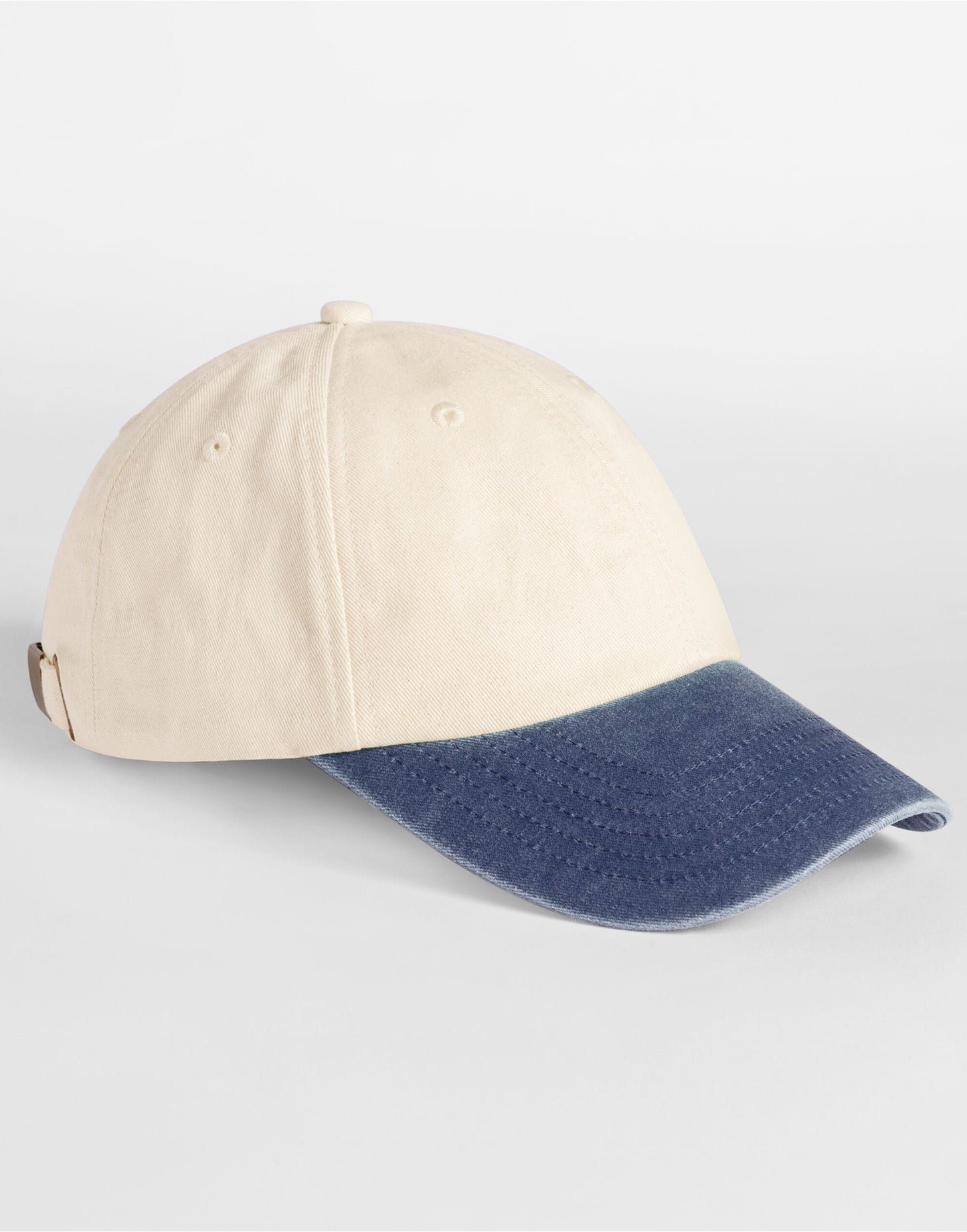 Beechfield Contrast Peak Vintage 6 Panel Dad Cap | Unisex | 100% Cotton | 5 Colours | One Size