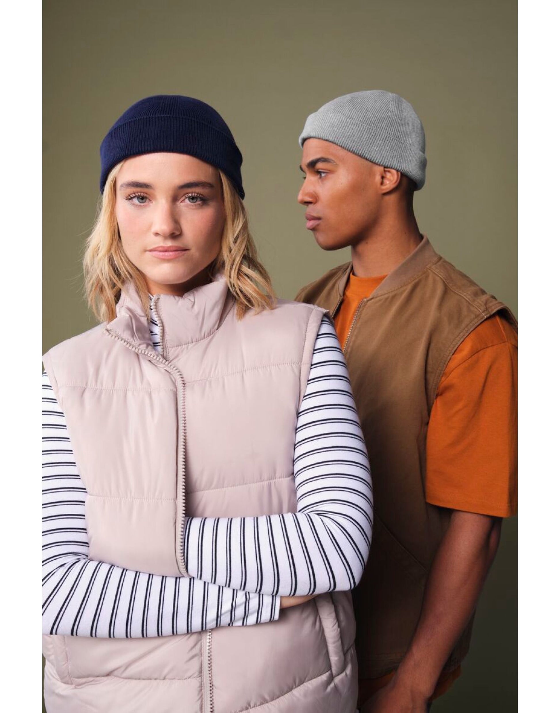 Beechfield | Organic Cotton Fisherman Beanie | Logo Free Clothing