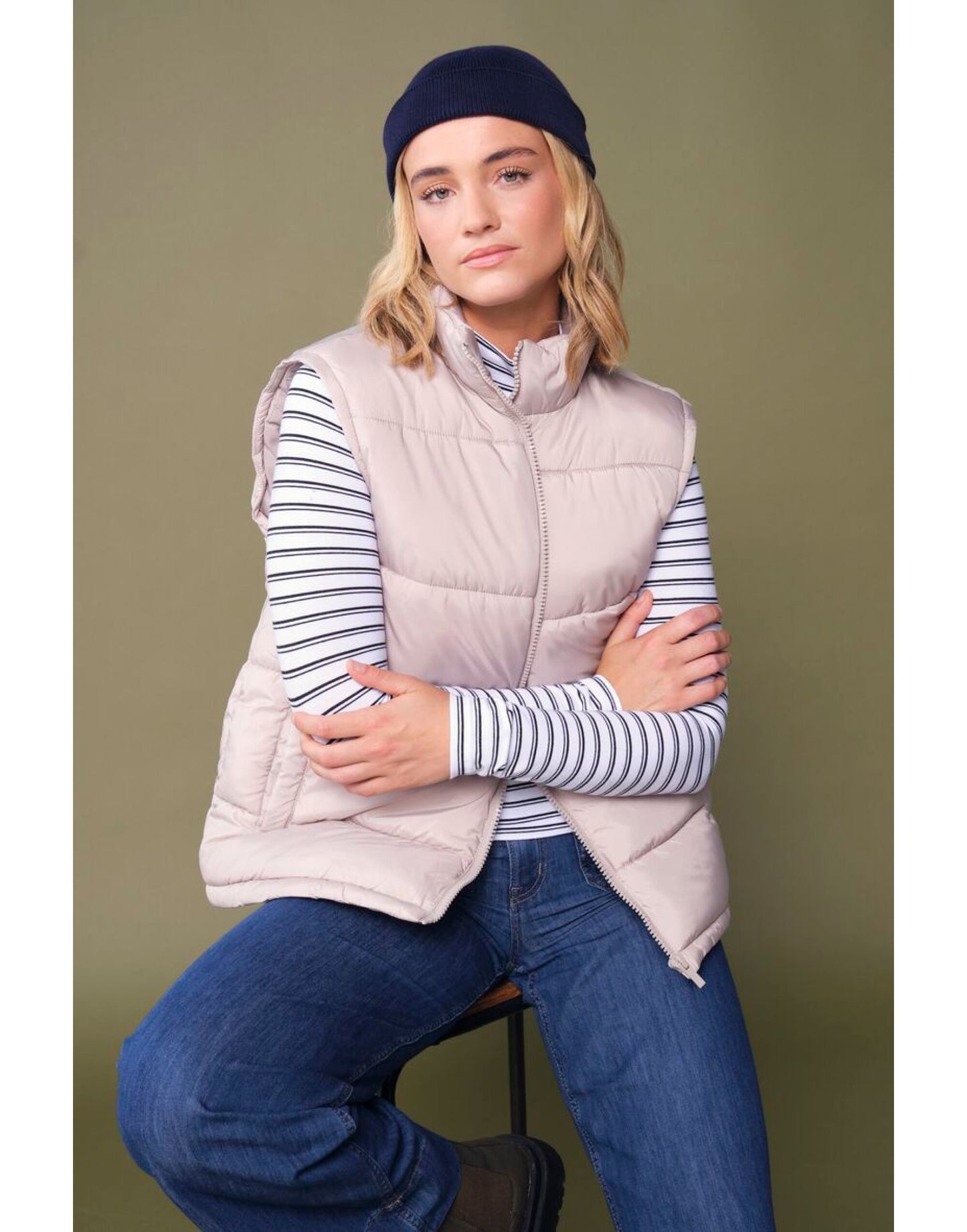 Beechfield | Organic Cotton Fisherman Beanie | Logo Free Clothing