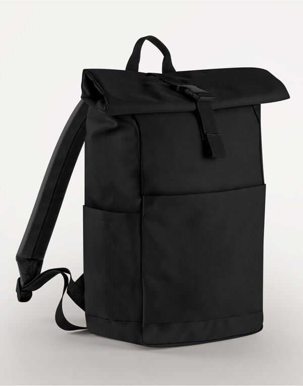 BagBase Premium Recycled Roll Top Backpack | 18 Litre Rucksack | 4 Colours | One Size