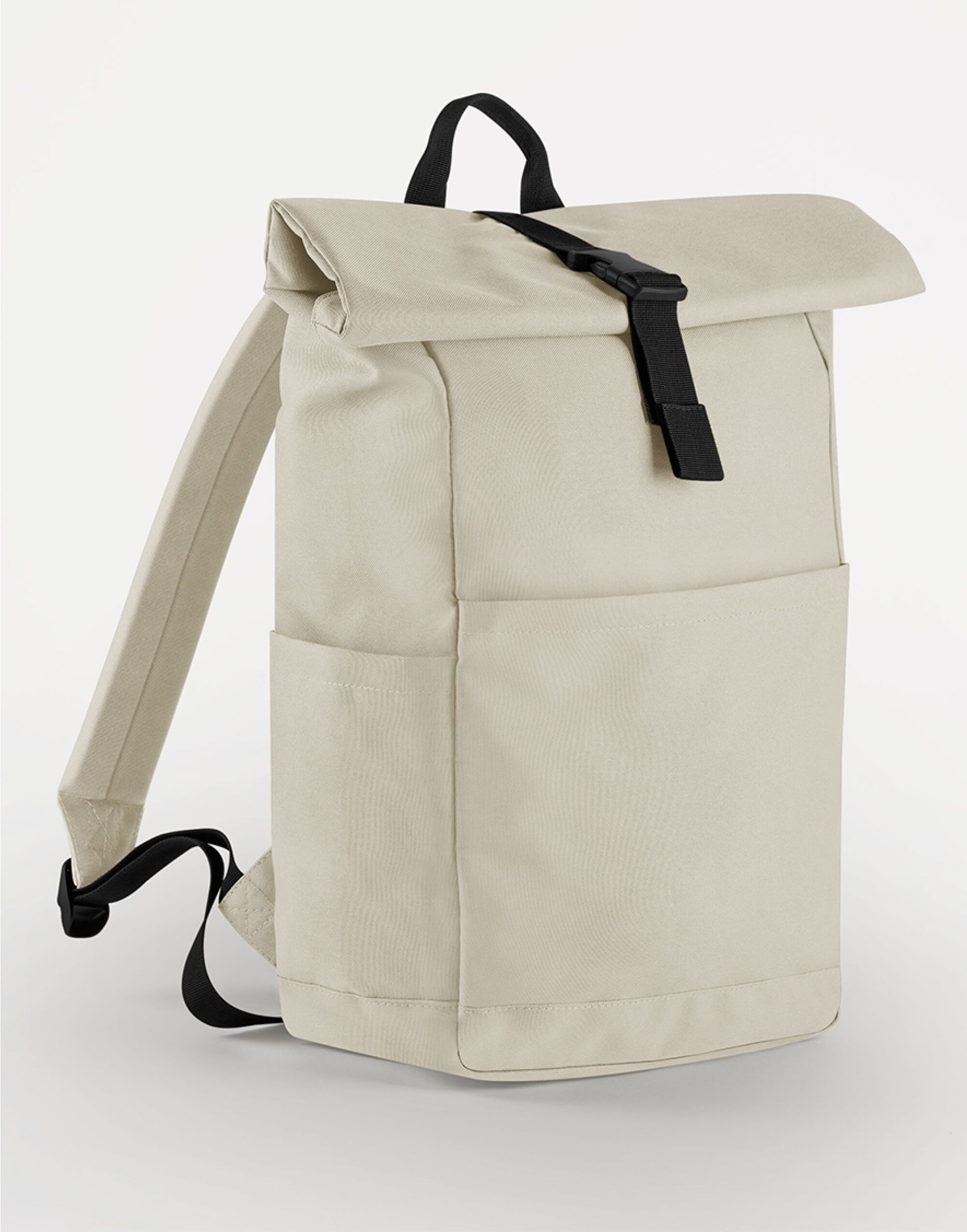 BagBase | Premium Recycled Roll Top Backpack | Logo Free Clothing