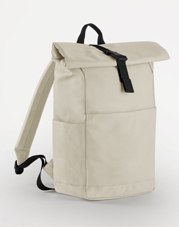 BagBase Premium Recycled Roll Top Backpack | 18 Litre Rucksack | 4 Colours | One Size