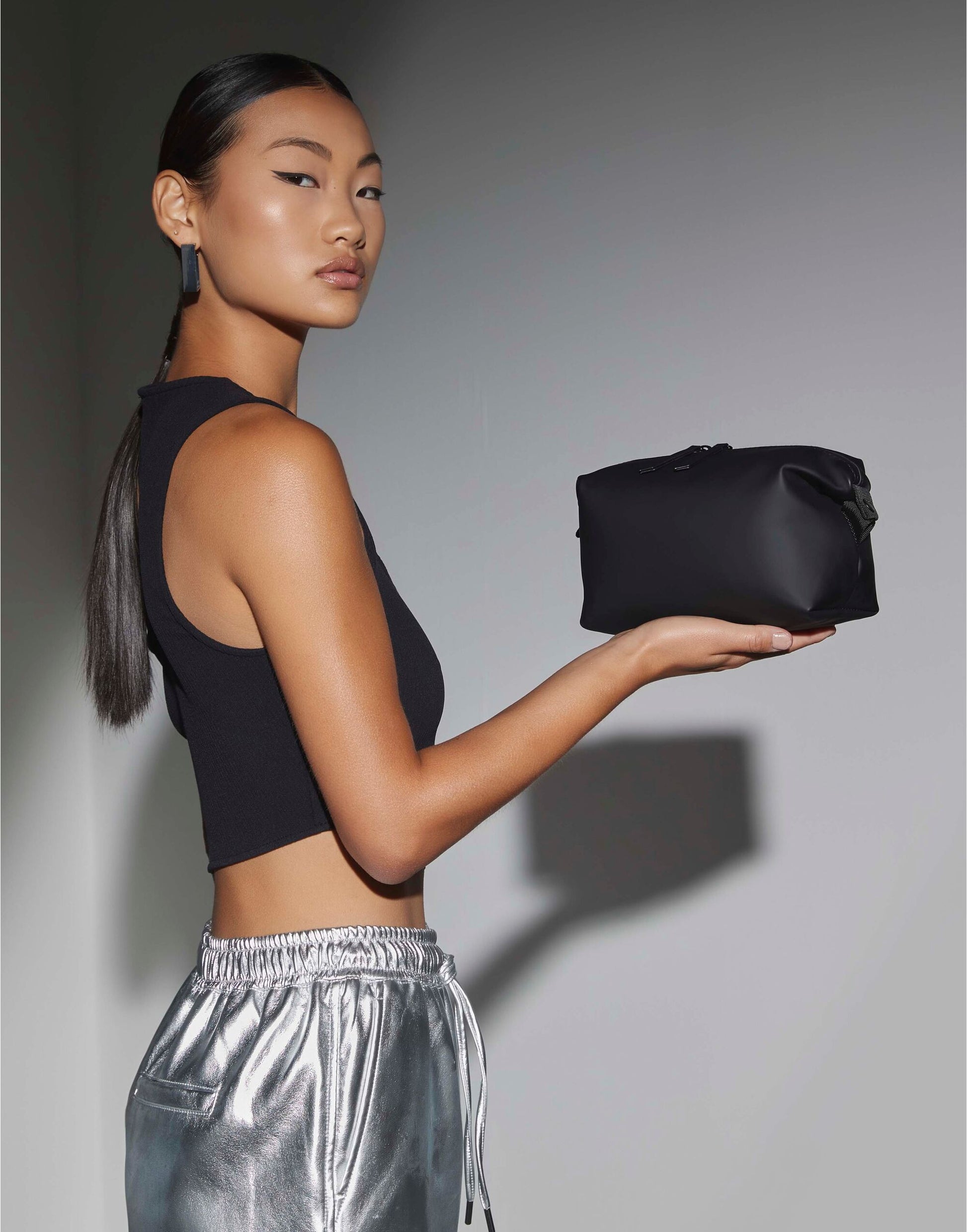 BagBase | Matte PU Accessory Pouch | Logo Free Clothing