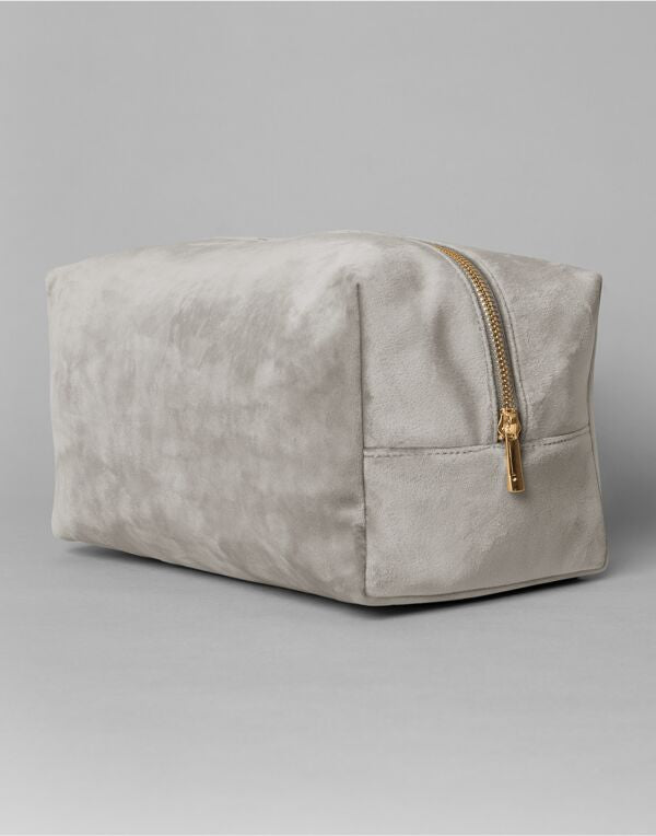 BagBase Velvet Recycled Toiletry/Accessory Case | 2.5 to 5 Litre Capacity | Soft Touch | 4 Colours | M-L
