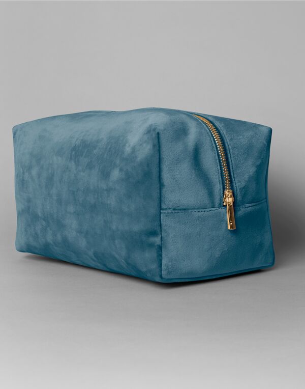 BagBase Velvet Recycled Toiletry/Accessory Case | 2.5 to 5 Litre Capacity | Soft Touch | 4 Colours | M-L