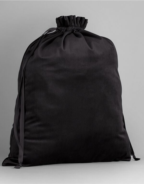 BagBase Velvet Recycled Gift Bag | 1 to 25 Litres Capacity | Ribbon Closure | 3 Colours | S-L