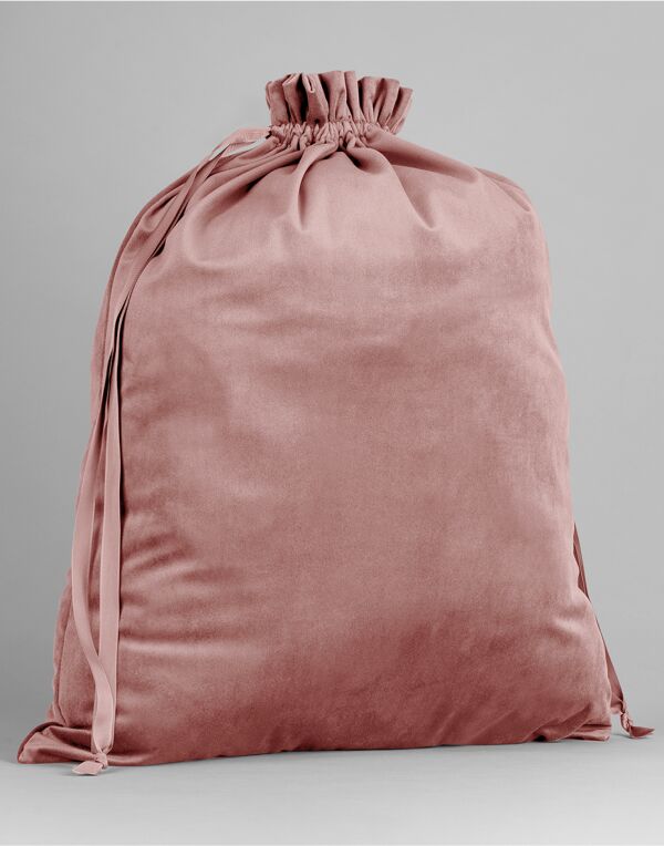 BagBase Velvet Recycled Gift Bag | 1 to 25 Litres Capacity | Ribbon Closure | 3 Colours | S-L