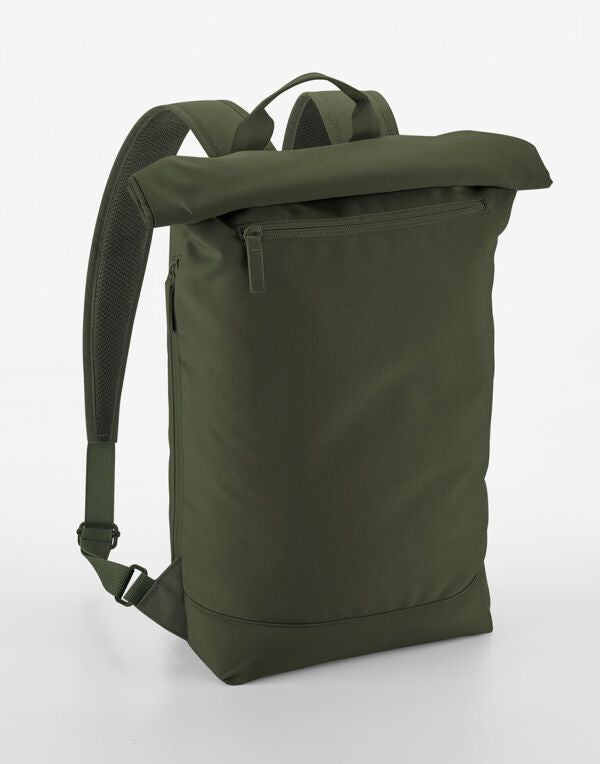 BagBase Simplicity Roll Top Backpack Lite | Recycled | Showerproof | 12 Litre Rucksack | 4 Colours | One Size