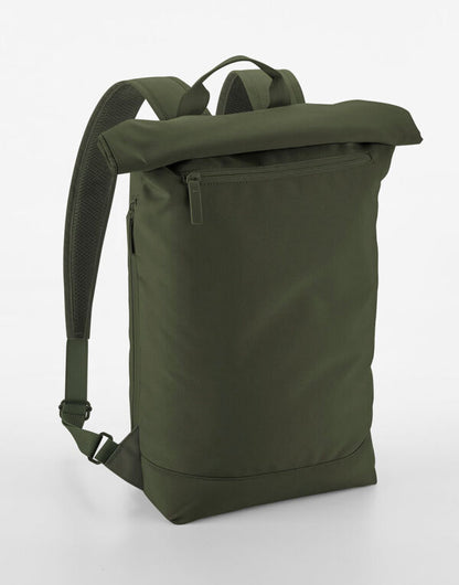 BagBase Simplicity Roll Top Backpack Lite | Recycled | Showerproof | 12 Litre Rucksack | 4 Colours | One Size