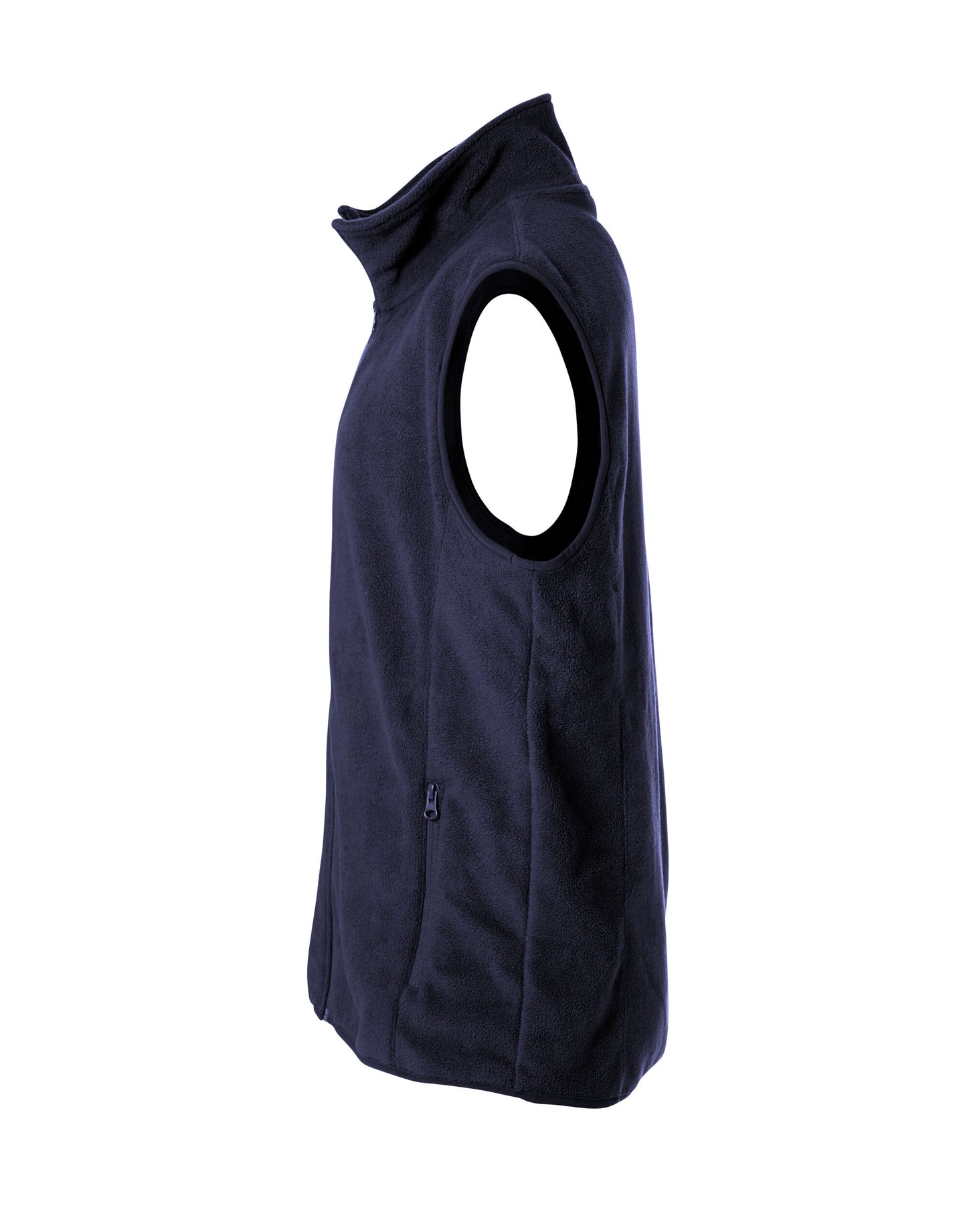 Clique Basic Polar Fleece Gilet | Heavier Knit Anti-Pilling Fleece | Unisex | Black or Navy | XS-4XL
