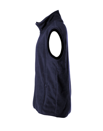 Clique Basic Polar Fleece Gilet | Heavier Knit Anti-Pilling Fleece | Unisex | Black or Navy | XS-4XL
