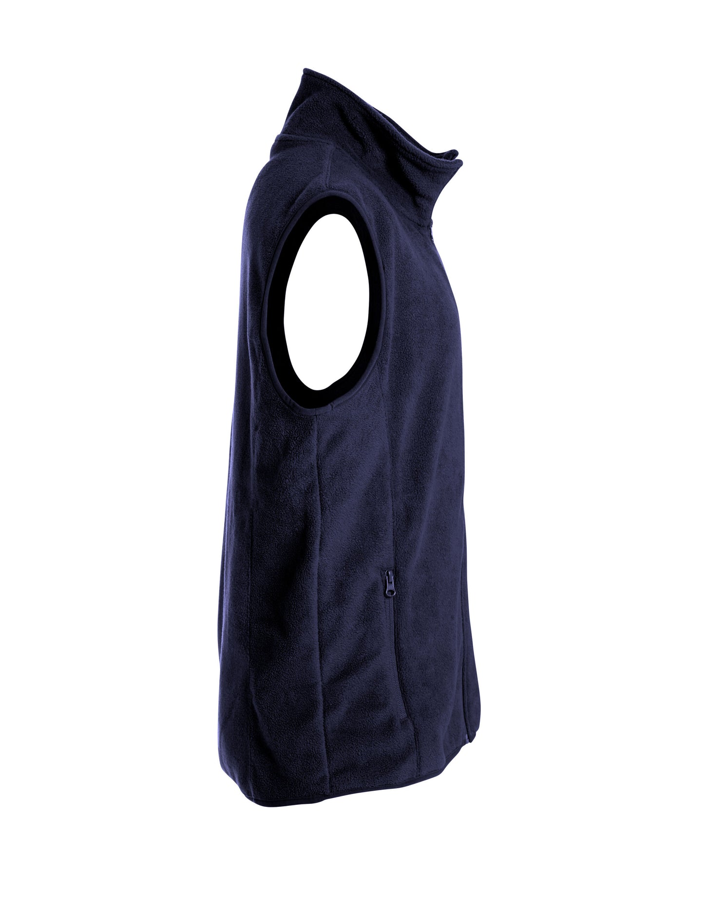Clique Basic Polar Fleece Gilet | Heavier Knit Anti-Pilling Fleece | Unisex | Black or Navy | XS-4XL