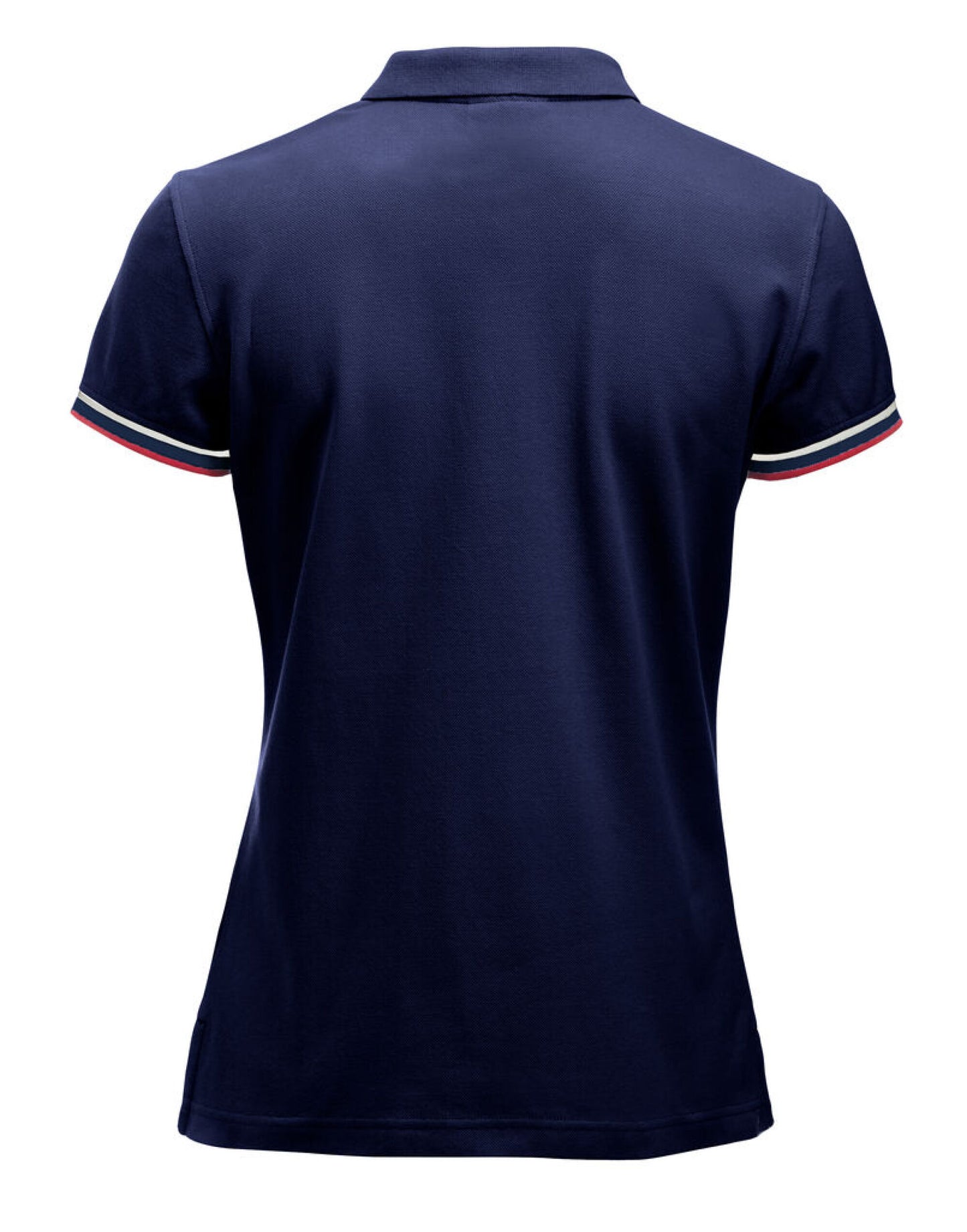 Clique Newton Ladies Polo Shirt | Contrast Details | Ringspun Cotton Polo | Black or Navy | S-XL