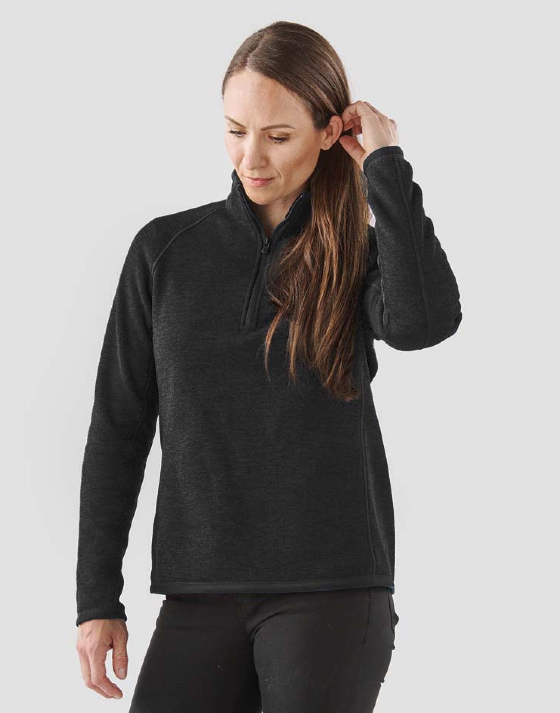 Stormtech | Women's PE Avalanche Quarter Zip Pullover | Logo Free Clothing