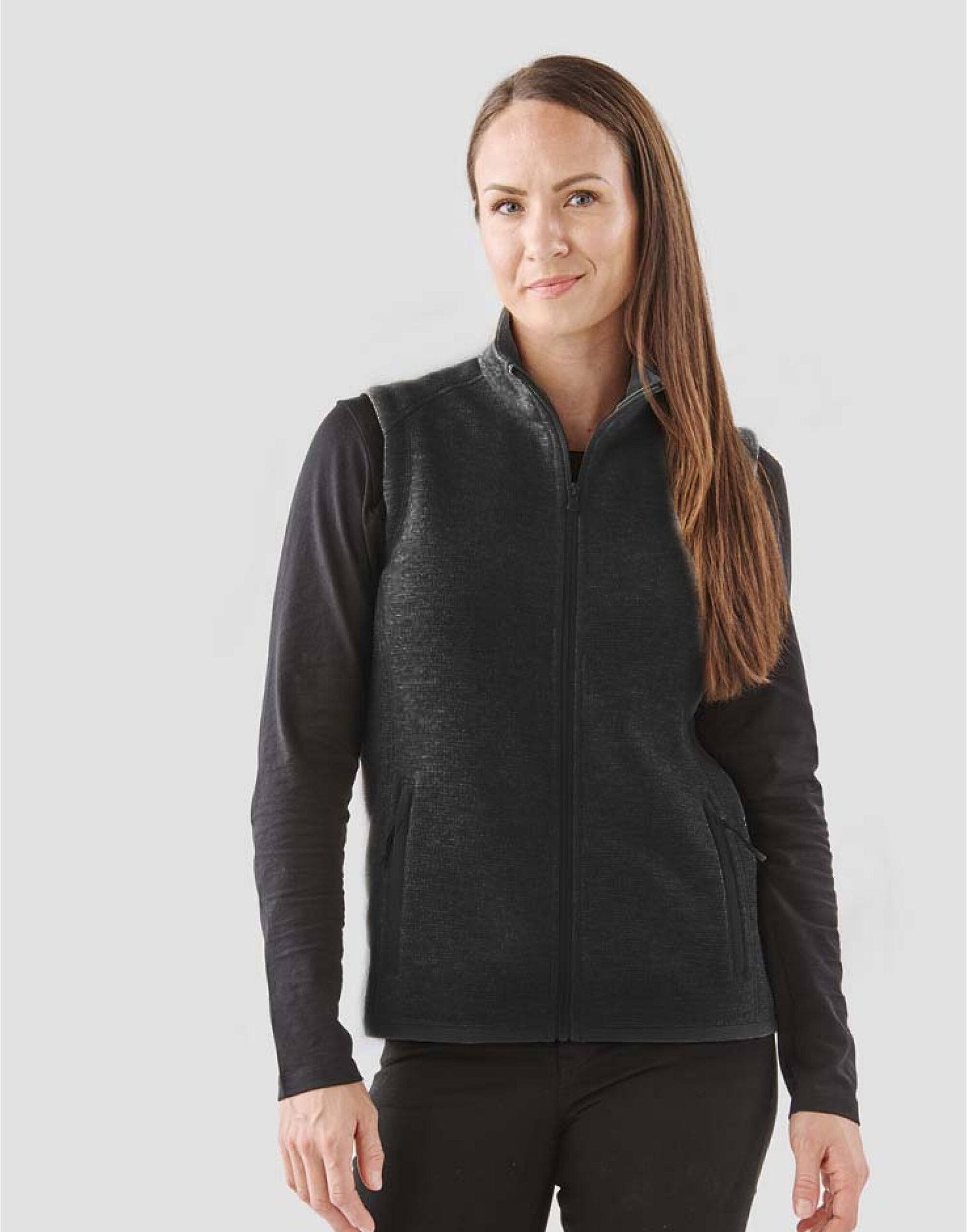 Stormtech | Women's PE Avalanche Full Zip Fleece Vest | Logo Free Clothing
