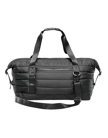 Stormtech Stavanger Duffle Bag | Quilted Shell | 36 Litre Holdall | Black or Grey - Bag - Logo Free Clothing