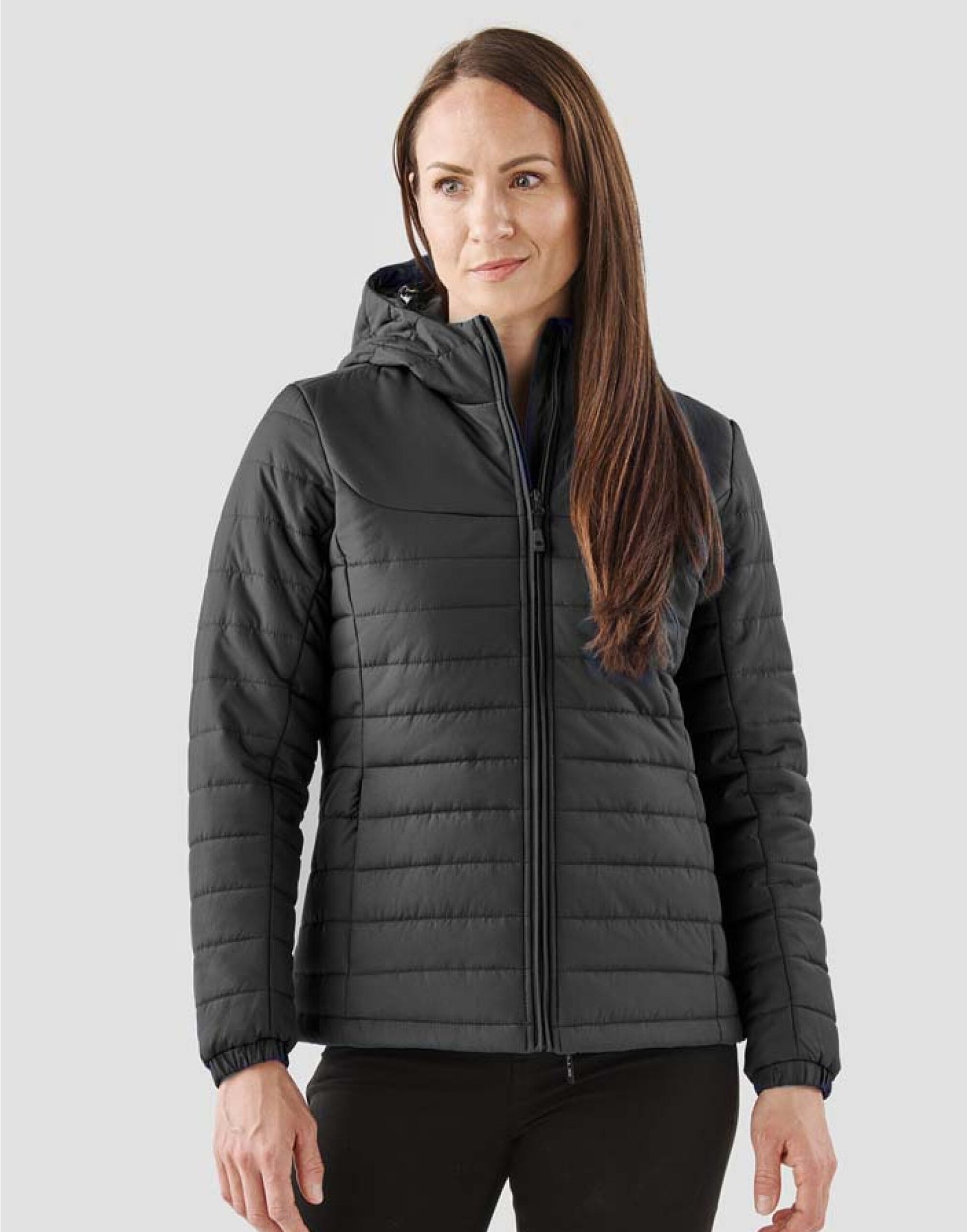 Stormtech | Women's Nautilus Qulited Hoody | Logo Free Clothing
