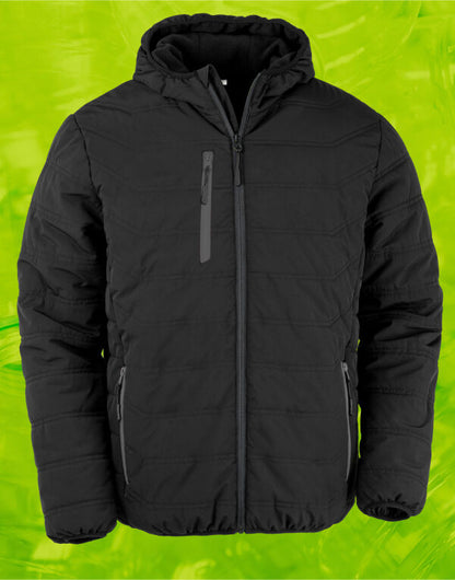 Result Compass Unisex Padded Winter Jacket | Recycled | Showerproof | 6 Colours | XS-3XL - Winter Jacket - Logo Free Clothing