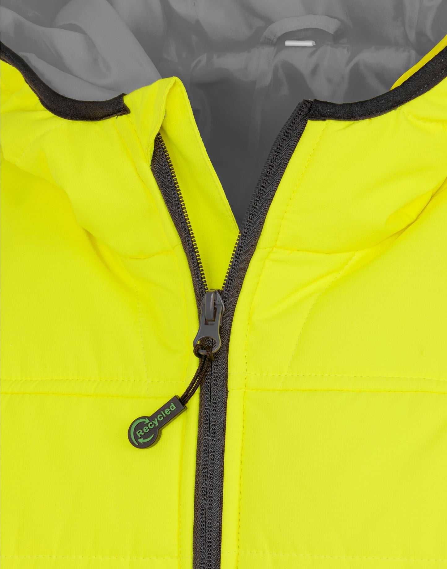 Result Genuine Recycled | Recycled Ripstop Padded Safety Jacket | Logo Free Clothing