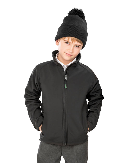 Result Genuine Recycled | Recycled Junior & Youth Softshell | Logo Free Clothing