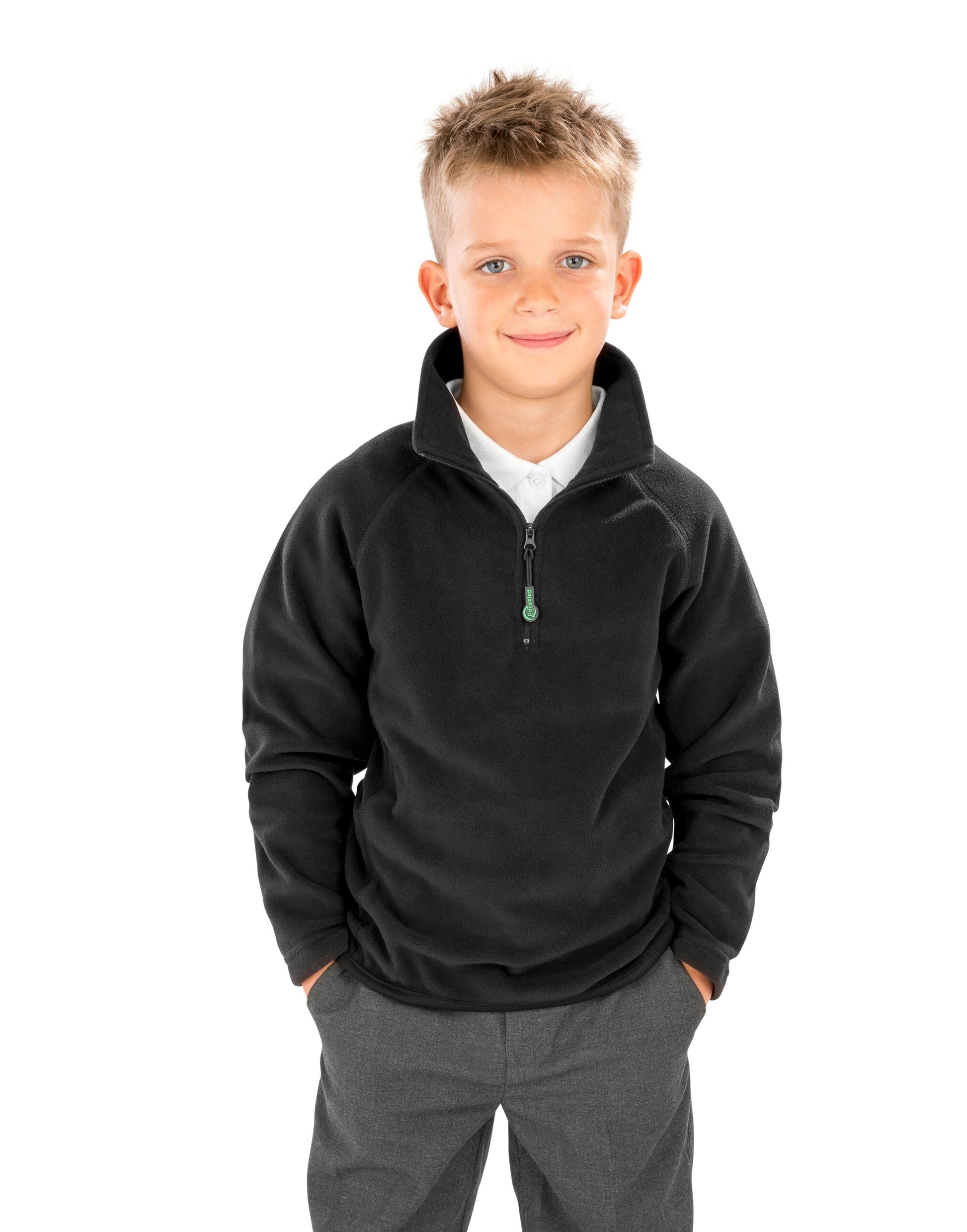 Result Genuine Recycled | Recycled Junior Microfleece Top | Logo Free Clothing