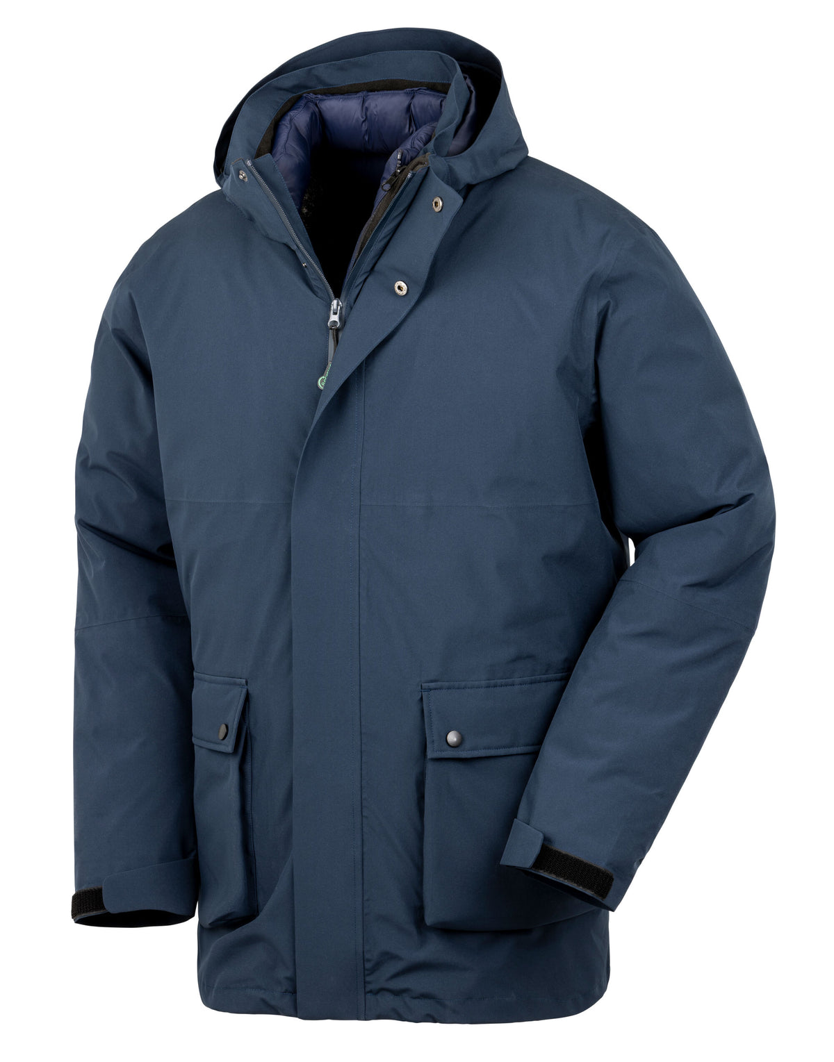 Result Recycled 3-In-1 Padded Jacket in Navy