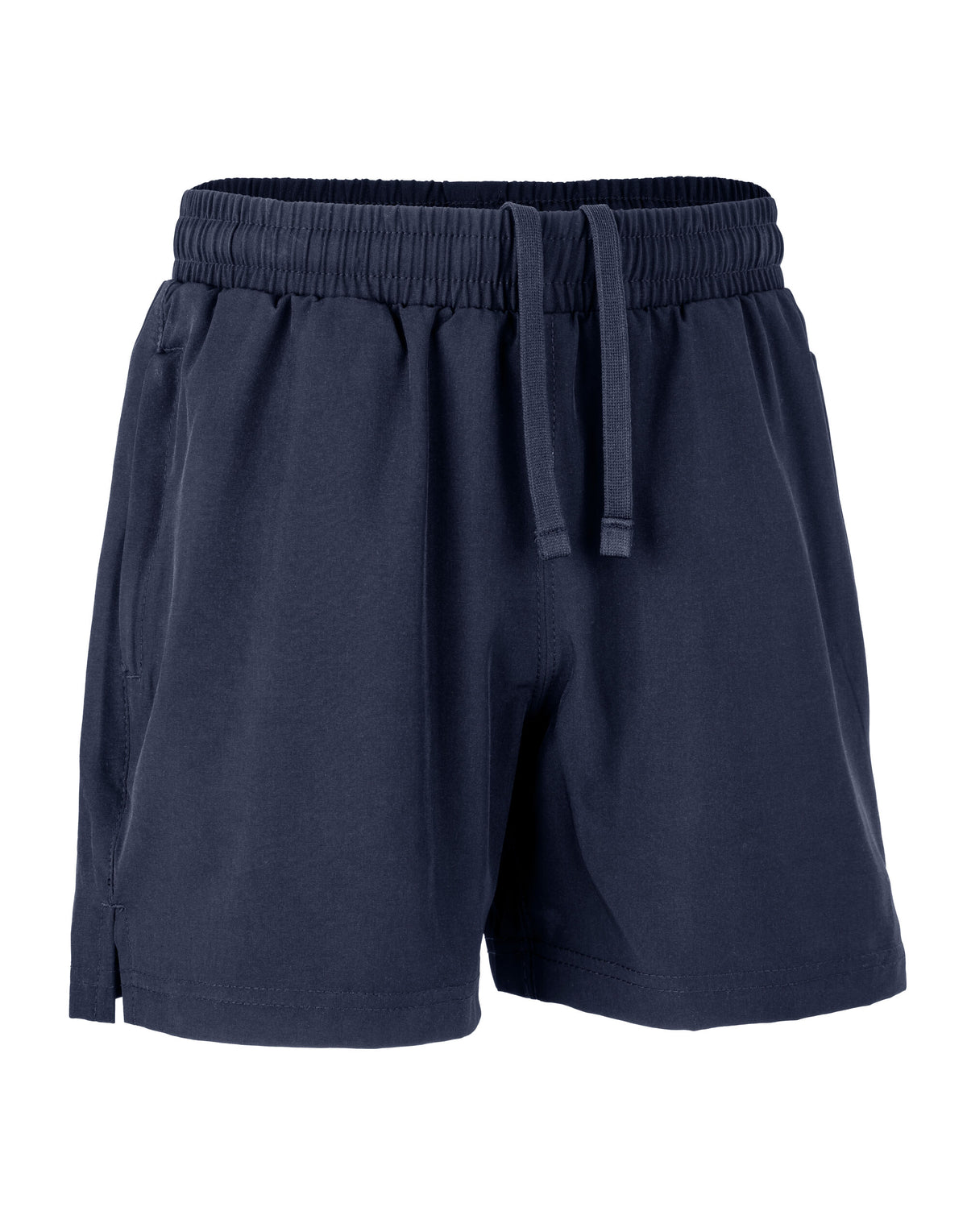Spiro Recycled Junior Shorts in Navy, front view