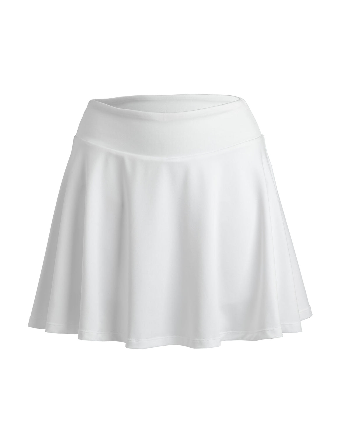 Spiro Recycled Ladies Fitness Skort in White